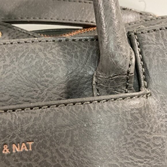 Matt & Nat Kintla Grey Crossbody Satchel Bag ok - Picture 15 of 16
